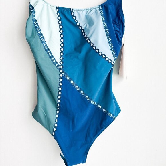 Gottex Women's Standard Modern Shades Square Neck One Piece 18 - Picture 5 of 7